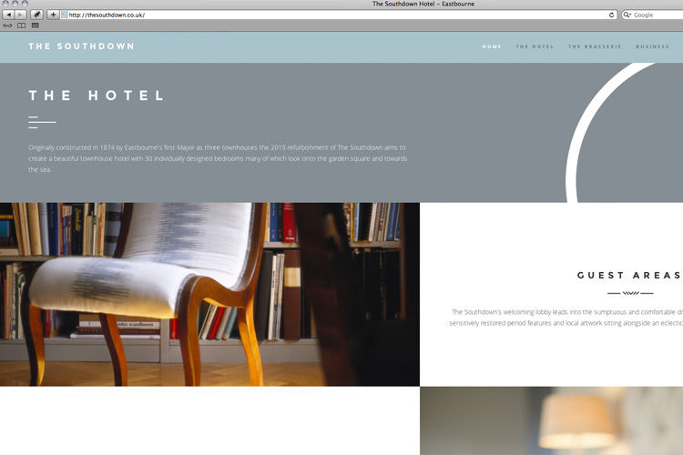 Specialist website design for hotels